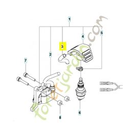 Husqvarna Védőcső 525P4S Magassági Ágvágóhoz