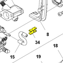   Husqvarna Bilincs Husqvarna 345FR, 545FR, 545RX fűkaszához 