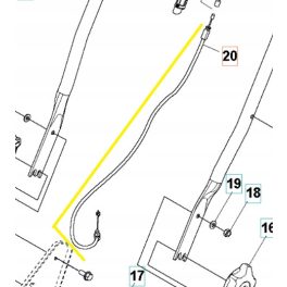 Husqvarna Kapcsoló Bowden LC 347V fűnyíróhoz