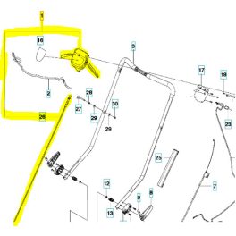   Husqvarna Vezérlő Husqvarna LC 348V,LC 348VE fűnyíróhoz 