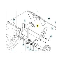   Husqvarna Fedél LC 247, LC 247S, LC 347V, LC 347VE fűnyíróhoz