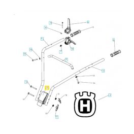 Husqvarna Elosztó Doboz Husqvarna TF 120 Kapához 