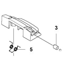   Husqvarna panel burkolat tartó 305 Mark II, 310 Mark II, 315 Mark II, 405X, 415X Robotfűnyíróhoz