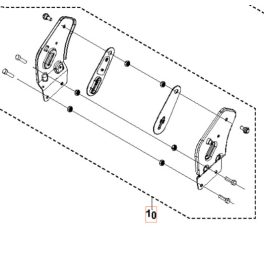   Husqvarna Fogantyú Csavar készlet LB 256SP, LC 151, LC 151S, LC 153P, LB 256S, LC 356VP fűnyíróhoz