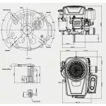 Husqvarna HS 452 Beépíhető motor