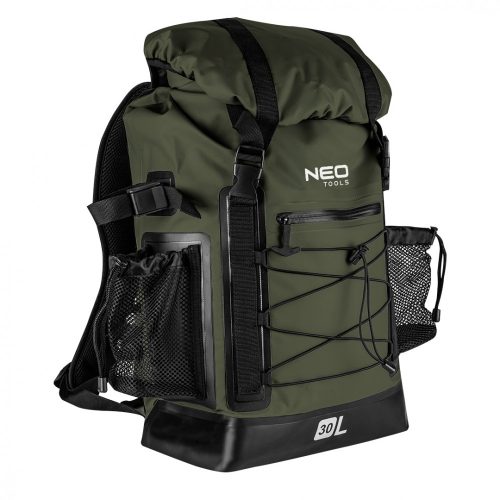 NEO Vízálló hátizsák 600D, 30L, 32x63x18cm, sötétzöld