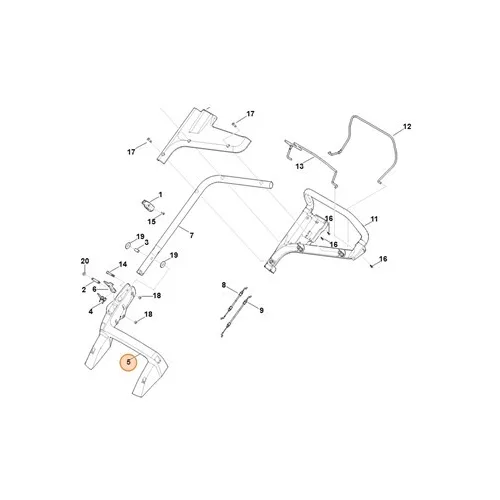 Stihl Konzol RM 448 PC, RM 448 TC Fűnyíróhoz