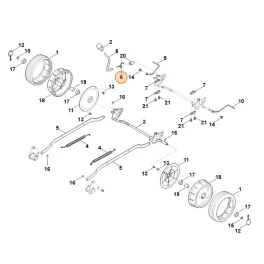 Stihl Száras rugó RM 4.0 R, RM 4 RT Fűnyíróhoz