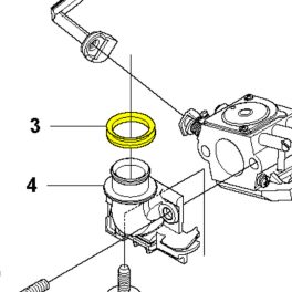 Husqvarna Tömítőgyűrű 327P5X Magassági Ágvágóhoz