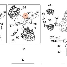 Stihl Csavar IS P4x8 MS 182, MS 212 Láncfűrészhez