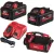 Milwaukee 2 x M18 HB8 + 1 x M12-18 FC + 1 x PACKOUT™ szerszámtáska, 50 cm