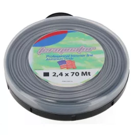 Damil 2.4mm szögletes   70 méter alu olasz