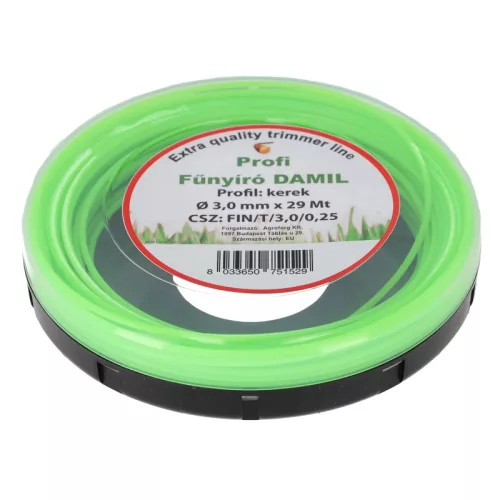Damil 3.0mm kerek   29 méter bliszteres olasz