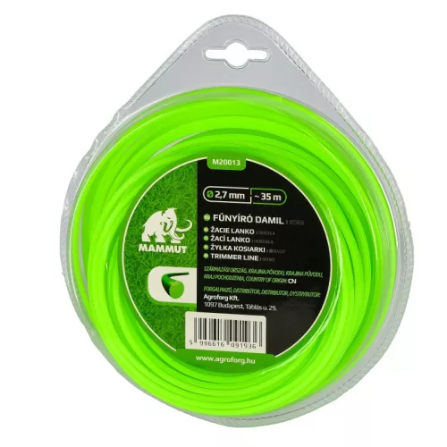 Damil 2.7mm kerek 35 méter MAMMUT bliszteres