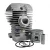 Hengerszett - Stihl MS 210 - 021 40 mm