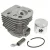 Hengerszett with valve hole - Husqvarna 51 45 mm