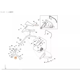Stihl Konzol RM 443.3, RM 443.3 T, RM 443.3 V Fűnyíróhoz