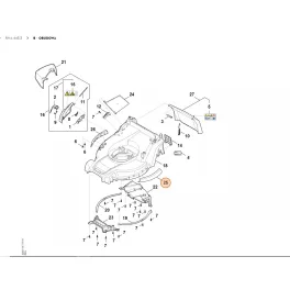   Stihl Védőléc RM 443.3, RM 443.3 T, RM 443.3 V Fűnyíróhoz
