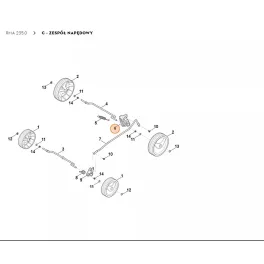 Stihl Emelő RM 443.3, RM 443.3 T Fűnyíróhoz