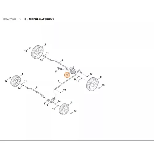 Stihl Emelő RM 443.3, RM 443.3 T Fűnyíróhoz