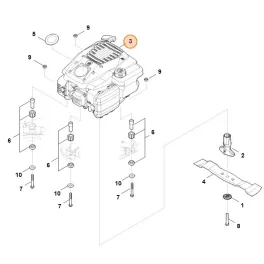   Stihl EVC 200.5 C (EVC200-0011) RM 443.3, RM 443.3 T, RM 443.3 V Fűnyíróhoz