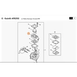 Stihl Üzemanyagszivattyú alaplemez FS 255 Fűkaszához