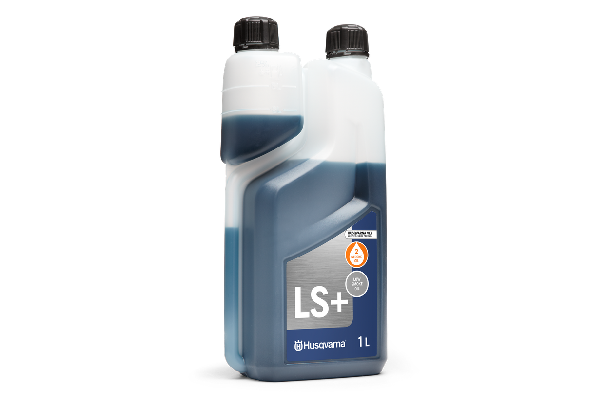 Husqvarna LS+ kétütemű motorolaj egy literes adagolós flakonban